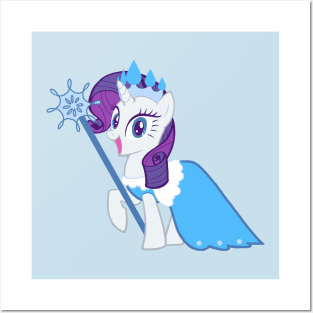 Queen Rarity Frostine Posters and Art
